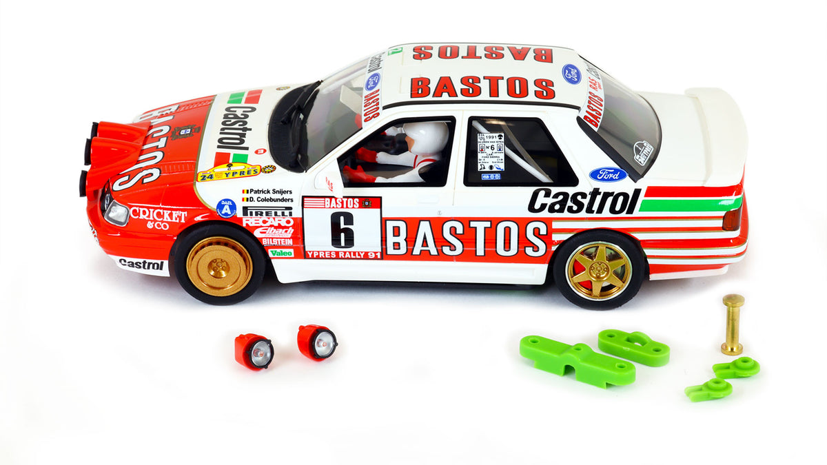 Avant Slot | Ford Sierra RS Cosworth 4x4 | #6 Bastos Rally Team | 52506 | 1/32 Scale Slot Car