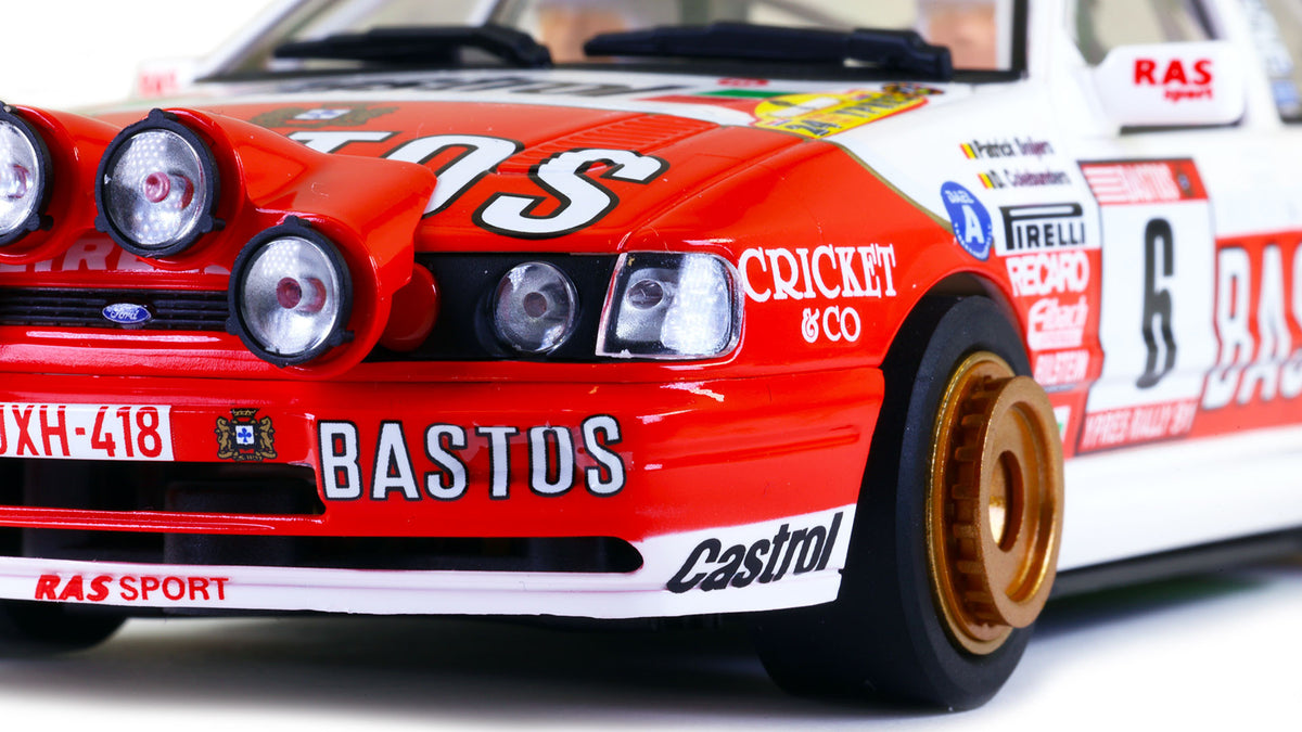 Avant Slot | Ford Sierra RS Cosworth 4x4 | #6 Bastos Rally Team | 52506 | 1/32 Scale Slot Car