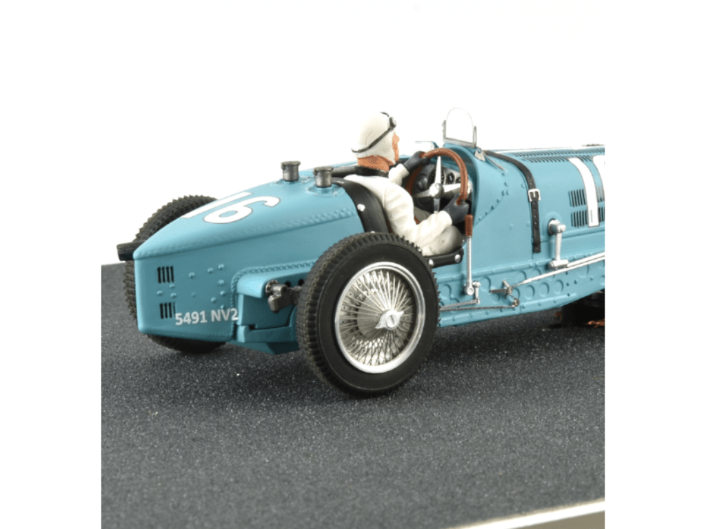 Le Mans Miniatures | Bugatti Type 59 | #16 Robert Benoist - French Grand Prix 1934 | 132097/16M