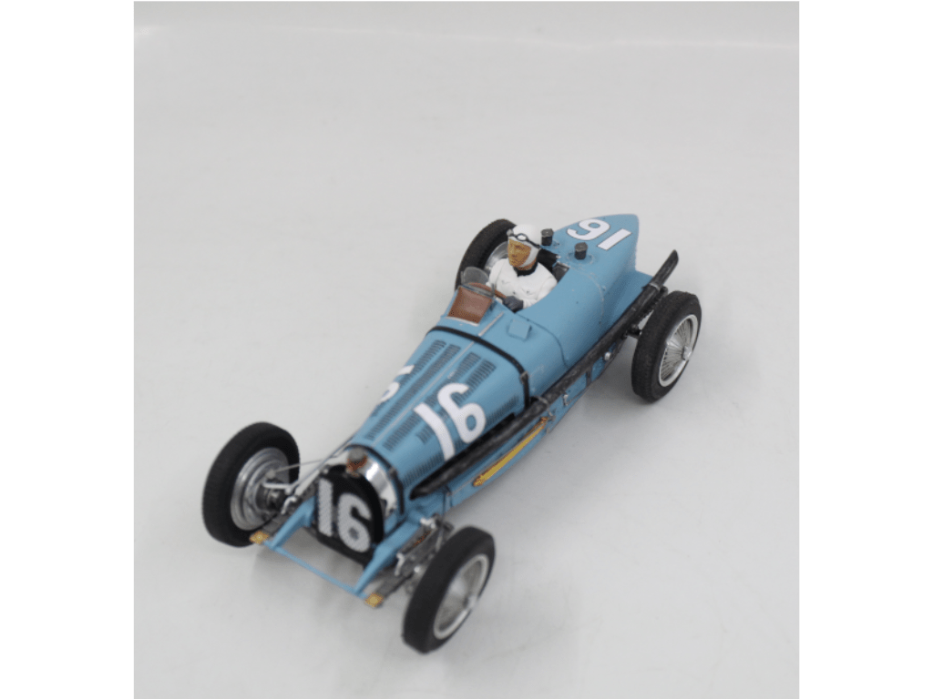 Le Mans Miniatures | Bugatti Type 59 | #16 Robert Benoist - French Grand Prix 1934 | 132097/16M