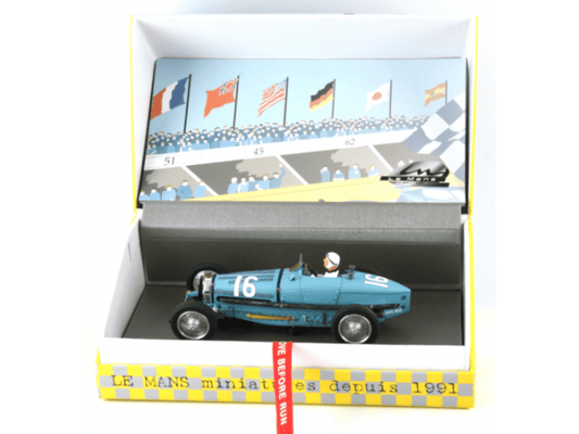 Le Mans Miniatures | Bugatti Type 59 | #16 Robert Benoist - French Grand Prix 1934 | 132097/16M