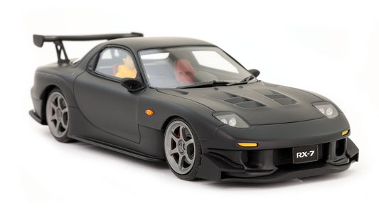 Avant Slot | Mazda RX-7 RE Amemiya (FD) | Matte Black | Ranz Collection | JDM01c | 1/32 Scale Slot Car