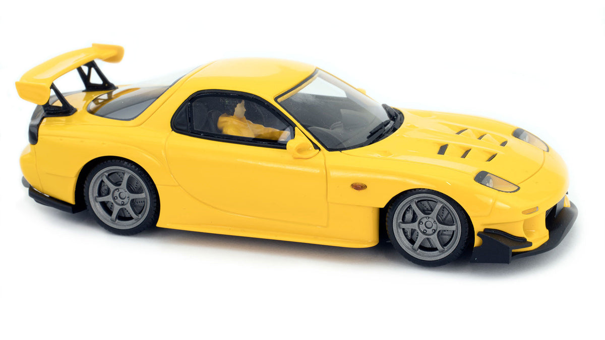 Avant Slot | Mazda RX-7 RE Amemiya (FD) | Yellow | Ranz Collection | JDM01a | 1/32 Scale Slot Car