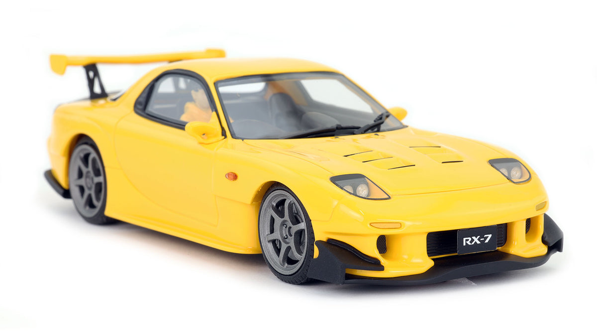 Avant Slot | Mazda RX-7 RE Amemiya (FD) | Yellow | Ranz Collection | JDM01a | 1/32 Scale Slot Car