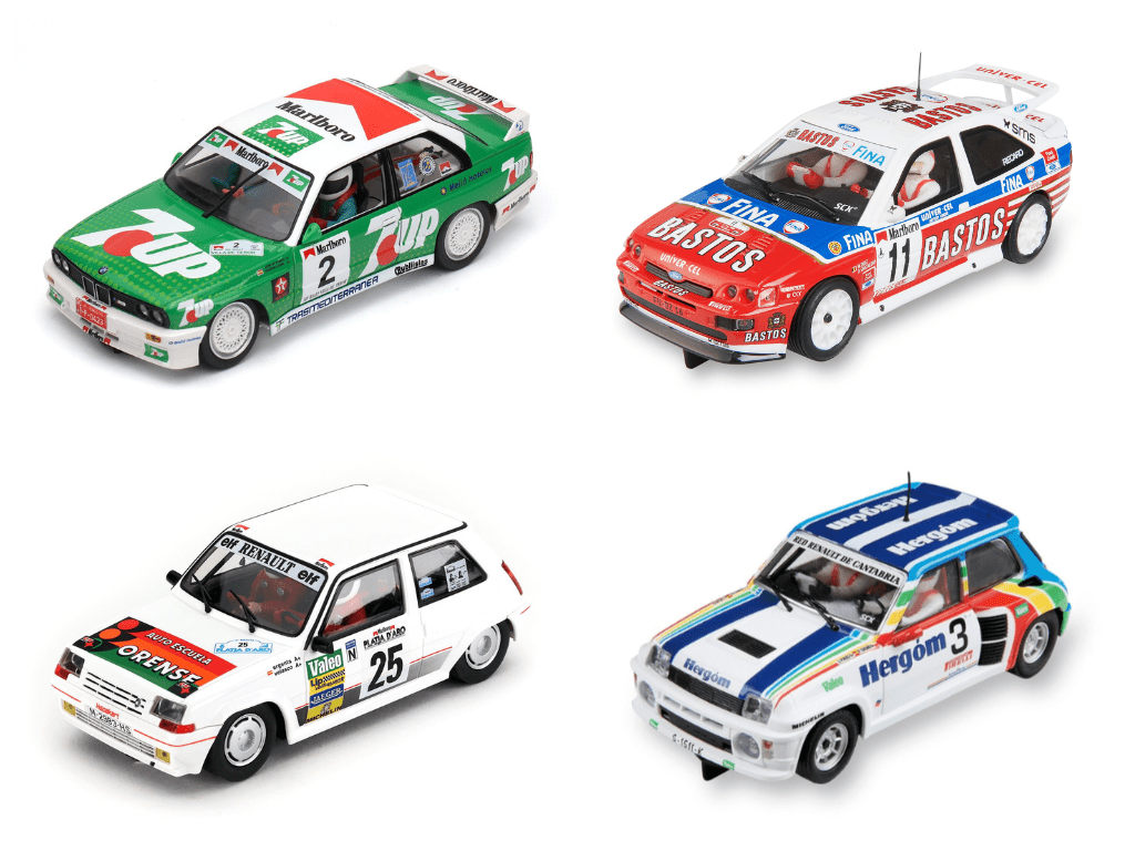 Mix & Match | Fly & SCX Classic | Classic Rally Cars | Bundle 2 | 1/32 Slot Cars