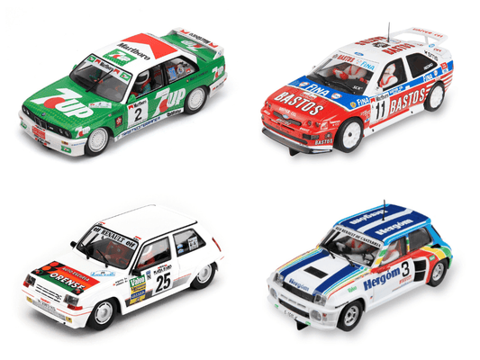 Mix & Match | Fly & SCX Classic | Classic Rally Cars | Bundle 2 | 1/32 Slot Cars