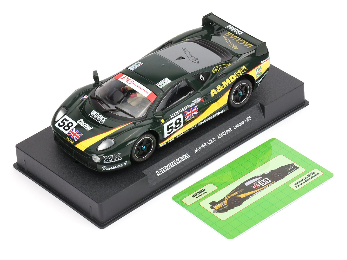 MR Slotcar | Jaguar XJ220 - C | #58 PC Automotive - Le Mans 1995 | PRE - ORDER - MR1083