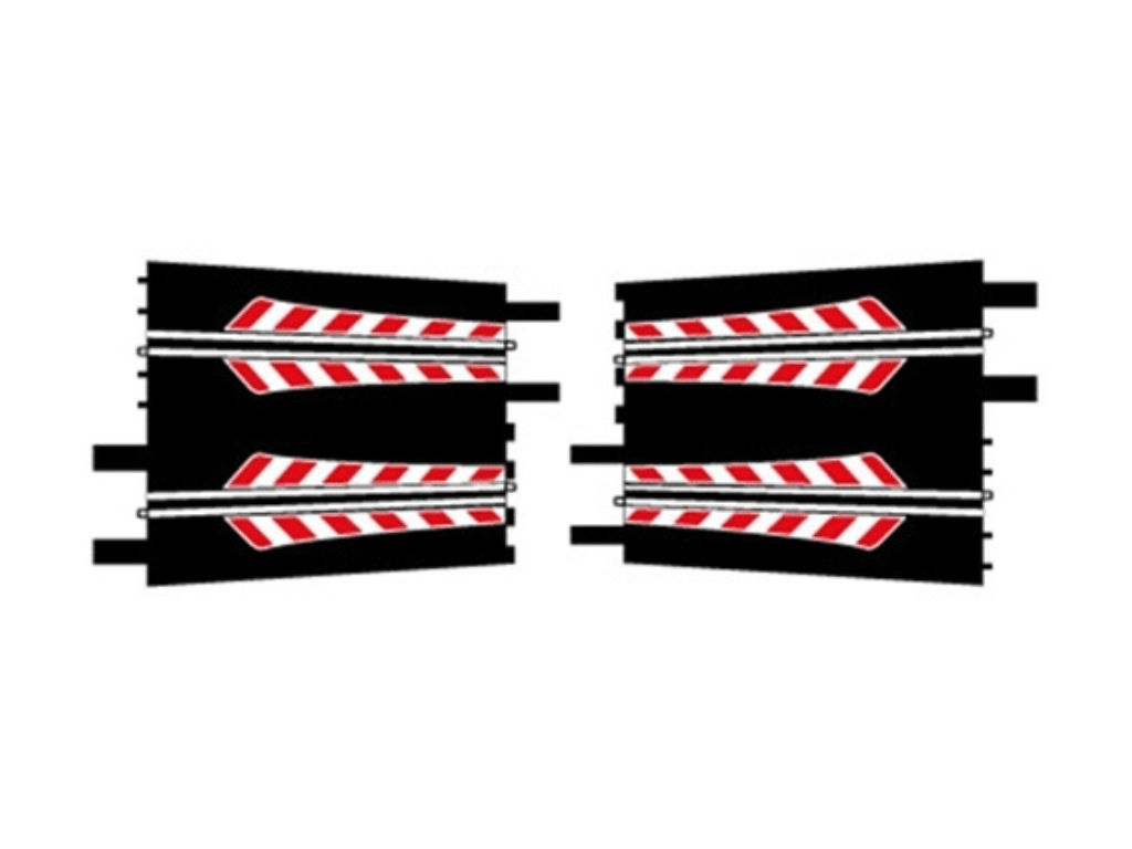 Ninco | Adapter Track - SCX / Scalextric Classic | 1/2 Straight x2 Pack | N10110