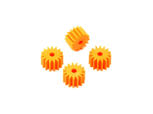 NSR | Anglewinder Pinion Gear - Plastic | 7.5mm Diameter | 15 Tooth | x4 Pack | 7315