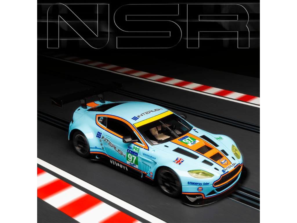 NSR | Aston Martin V8 Vantage GTE | 97 Gulf AMR | 0500AW | 1/32 Slot Car