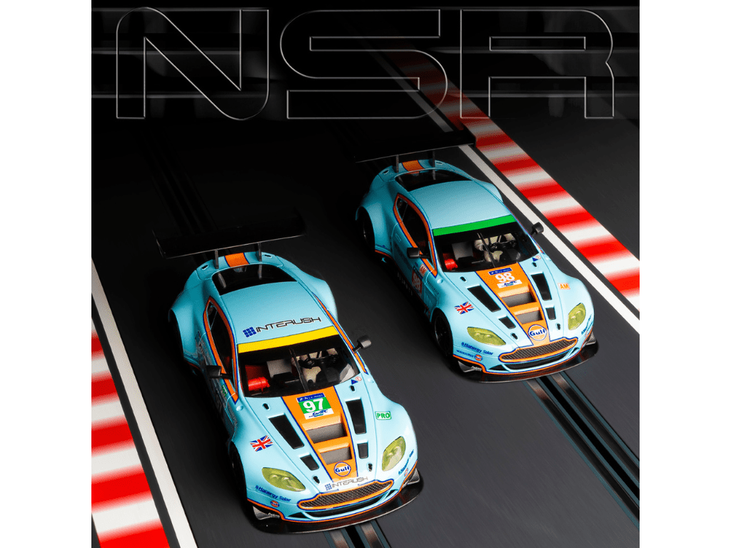 NSR | Aston Martin V8 Vantage GTE | 98 Gulf AMR | 0501AW | 1/32 Slot Car