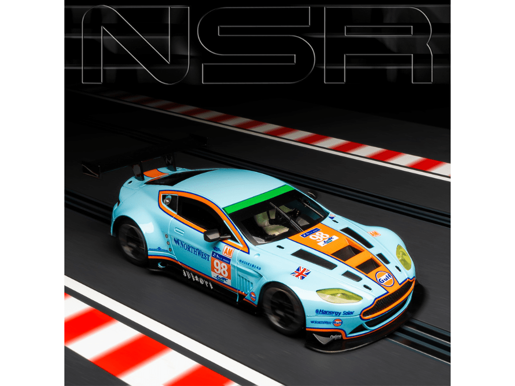 NSR | Aston Martin V8 Vantage GTE | 98 Gulf AMR | 0501AW | 1/32 Slot Car