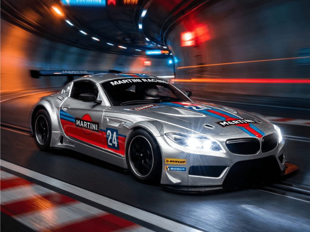 NSR | BMW Z4 GT3 | 24 Martini Grey | 0600AW | 1/32 Slot Car