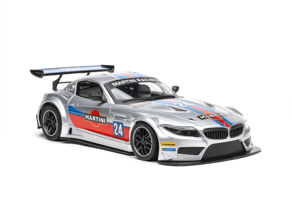 NSR | BMW Z4 GT3 | 24 Martini Grey | 0600AW | 1/32 Slot Car