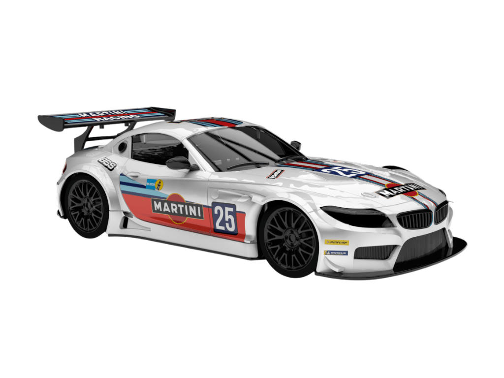 NSR | BMW Z4 GT3 | 25 Martini White | 0601AW | 1/32 Slot Car
