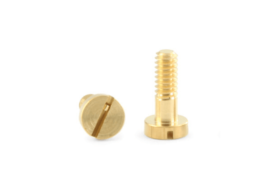 NSR | Brass M2.2 Body Float Screws x10 Pack | Flat / Slotted Head | 4839