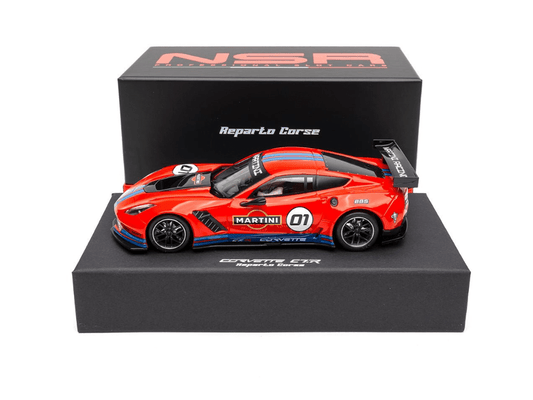 NSR | Chevrolet Corvette C7.R | 01 Martini Red | Reparto Corse | 0436RCP | 1/32 Slot Car