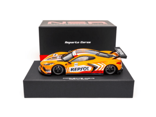 NSR | Chevrolet Corvette C8.R | 40 Repsol - Tribute Livery | Reparto Corse - Plastic Tracks | 0440RCP