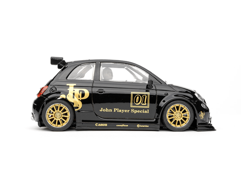 NSR | Fiat 500 Abarth | 1 John Player Special | 0427SW | 1/32 Slot Car