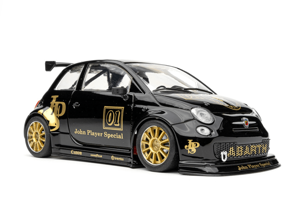 NSR | Fiat 500 Abarth | 1 John Player Special | 0427SW | 1/32 Slot Car