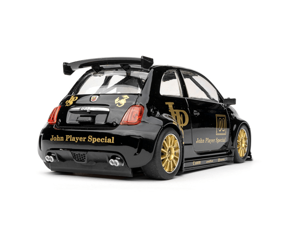 NSR | Fiat 500 Abarth | 1 John Player Special | 0427SW | 1/32 Slot Car
