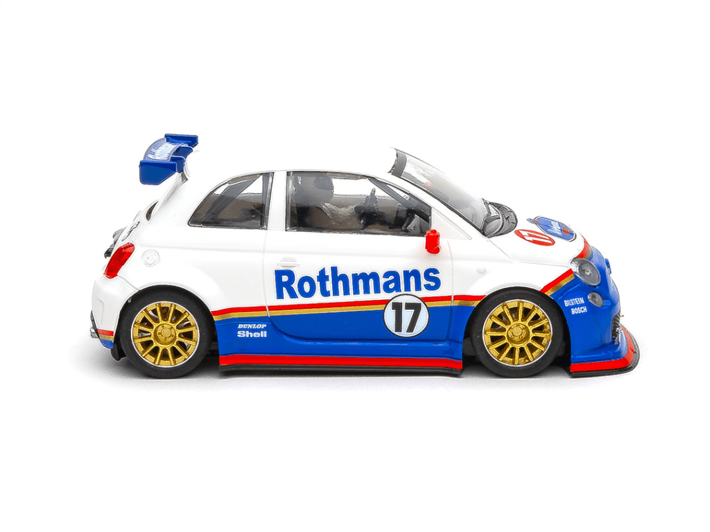 NSR | Fiat 500 Abarth | 17 Rothmans | 0609SW | 1/32 Slot Car