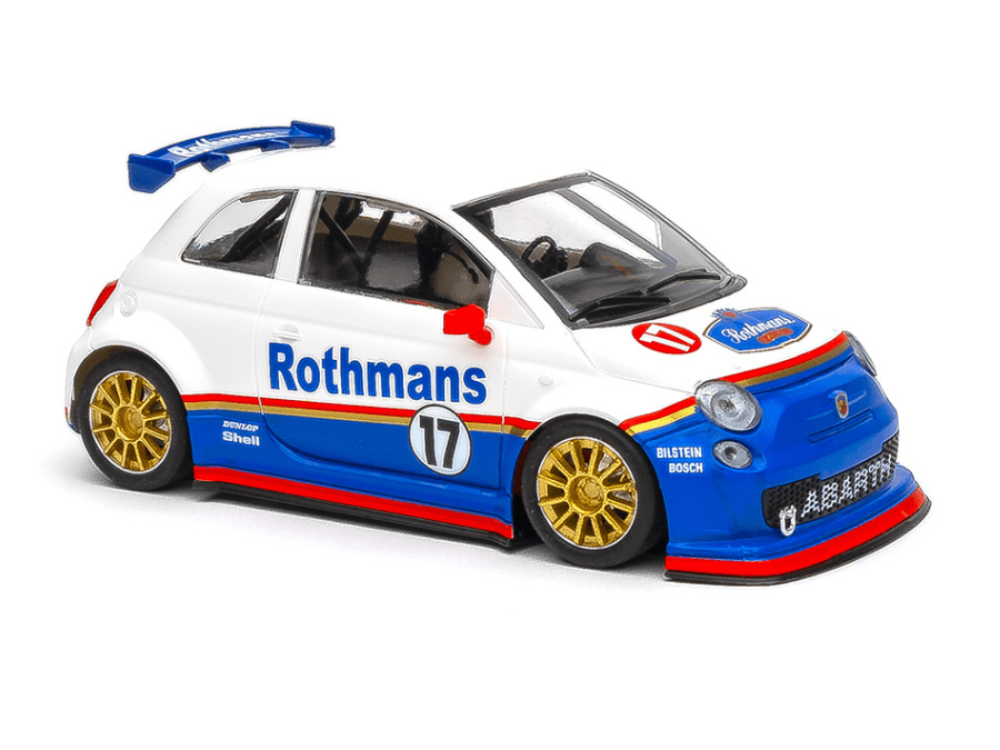 NSR | Fiat 500 Abarth | 17 Rothmans | 0609SW | 1/32 Slot Car