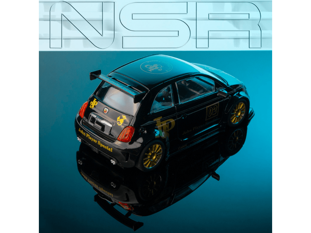 NSR | Fiat 500 Abarth | 2 John Player Special | 0428SW | 1/32 Slot Car