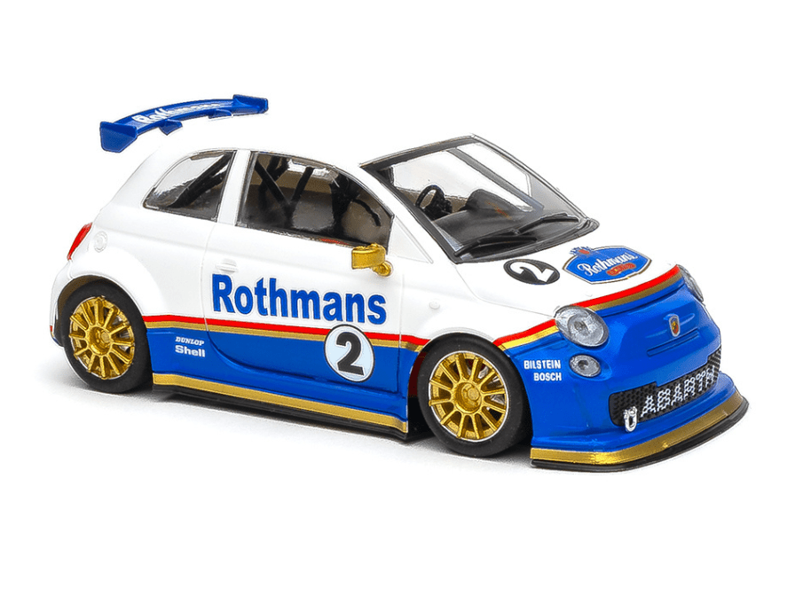 NSR | Fiat 500 Abarth | 2 Rothmans | 0608SW | 1/32 Slot Car