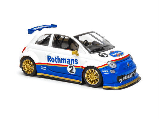 NSR | Fiat 500 Abarth | 2 Rothmans | 0608SW | 1/32 Slot Car
