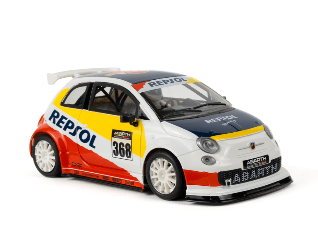 NSR | Fiat 500 Abarth | 368 Repsol | 0338SW | 1/32 Slot Car