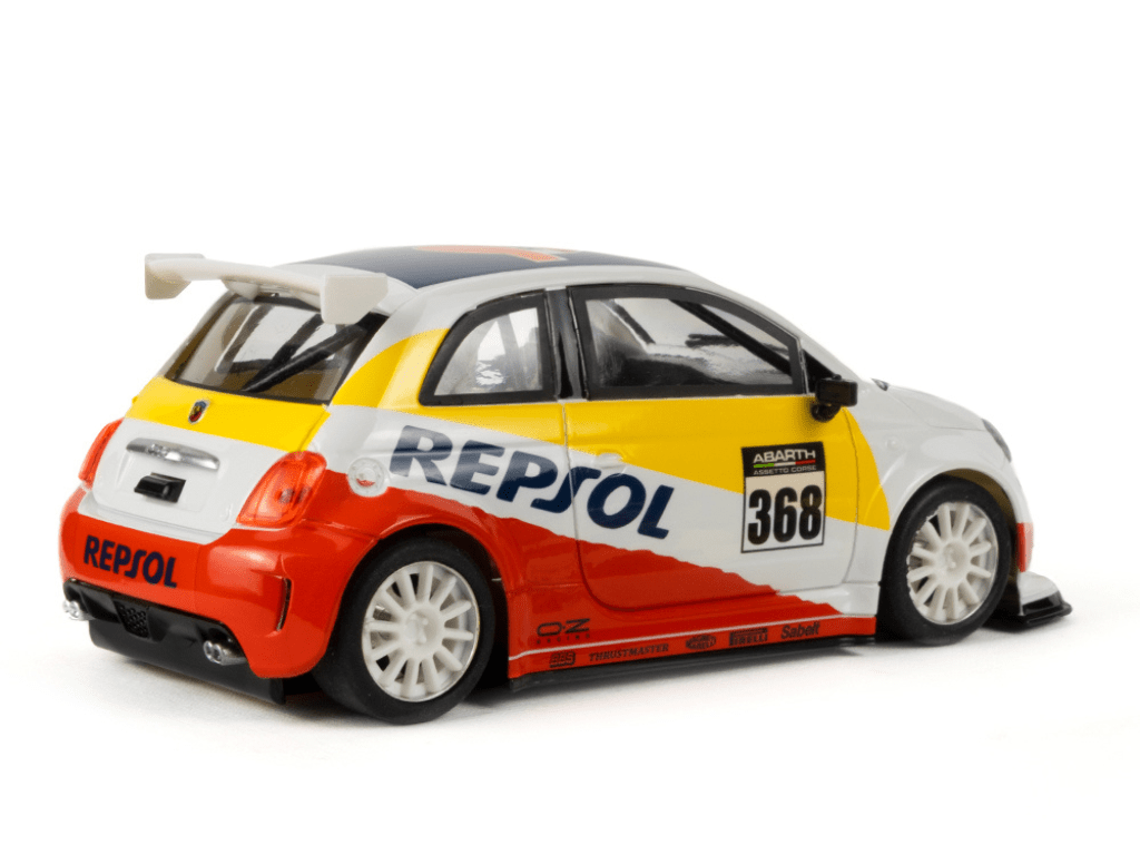 NSR | Fiat 500 Abarth | 368 Repsol | 0338SW | 1/32 Slot Car