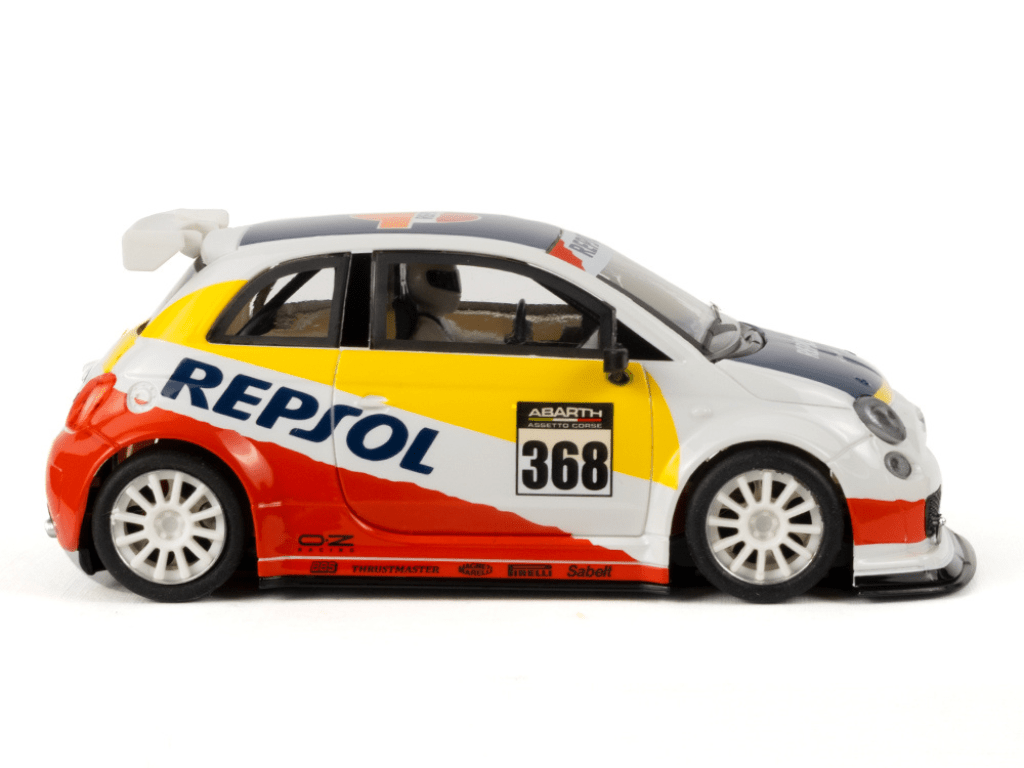 NSR | Fiat 500 Abarth | 368 Repsol | 0338SW | 1/32 Slot Car