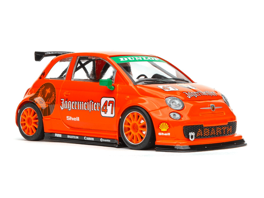 NSR | Fiat 500 Abarth | 47 Jägermeister | 0547SW | 1/32 Slot Car