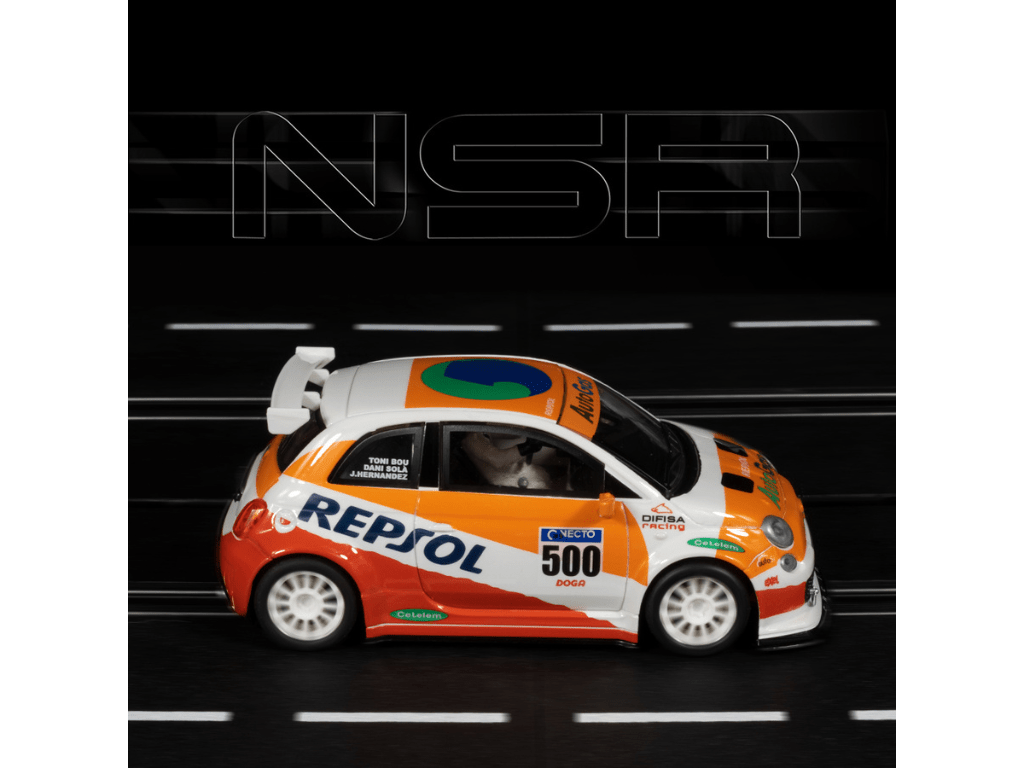 NSR | Fiat 500 Abarth | 500 Repsol | 0337SW | 1/32 Slot Car