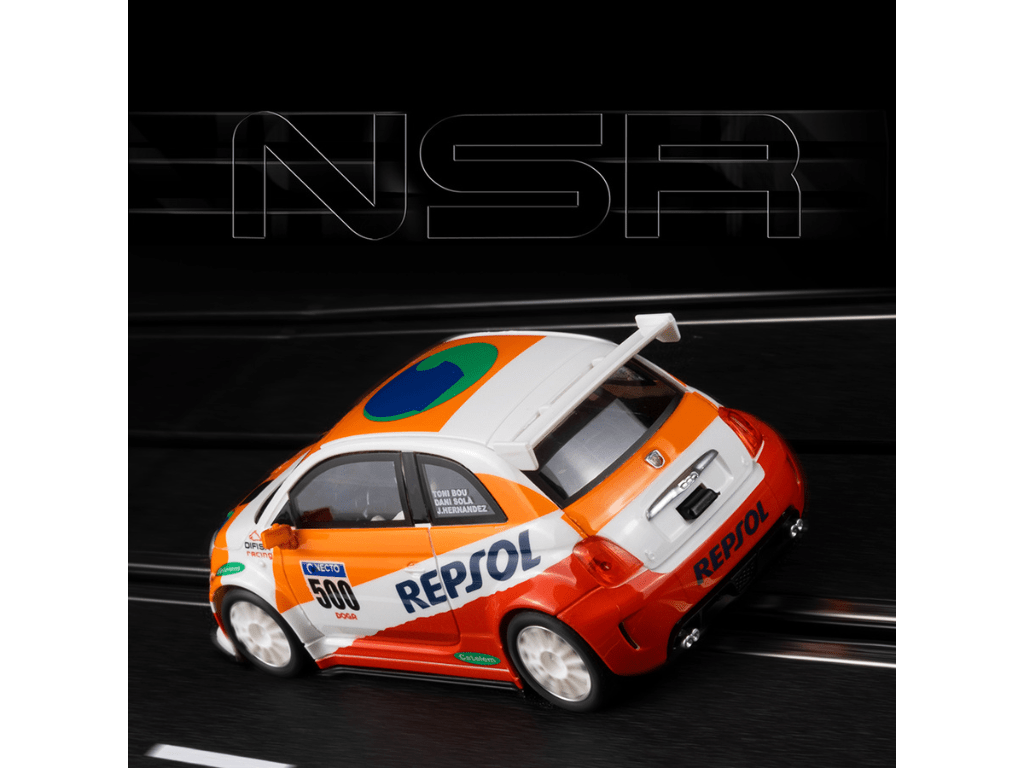 NSR | Fiat 500 Abarth | 500 Repsol | 0337SW | 1/32 Slot Car
