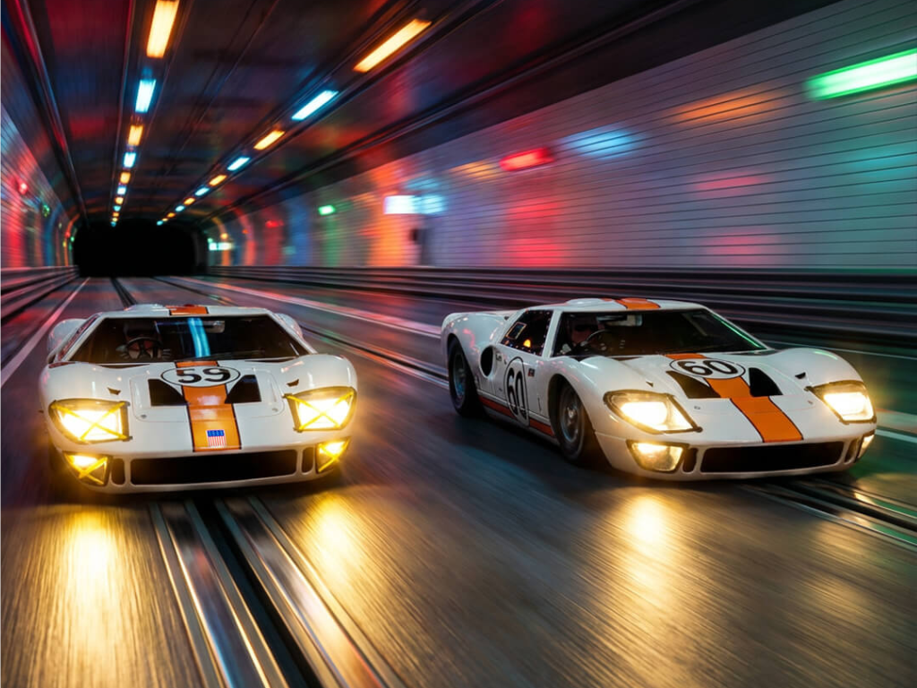 NSR | Ford GT40 Mk I | 59 Essex Wire | 0603SW | 1/32 Slot Car