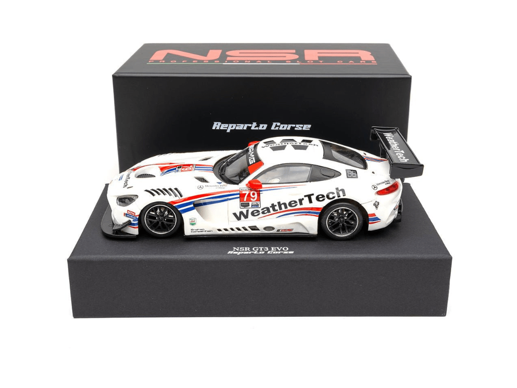 NSR | Mercedes - AMG GT3 Evo | 79 WeatherTech | Reparto Corse | 0431RCP | 1/32 Slot Car