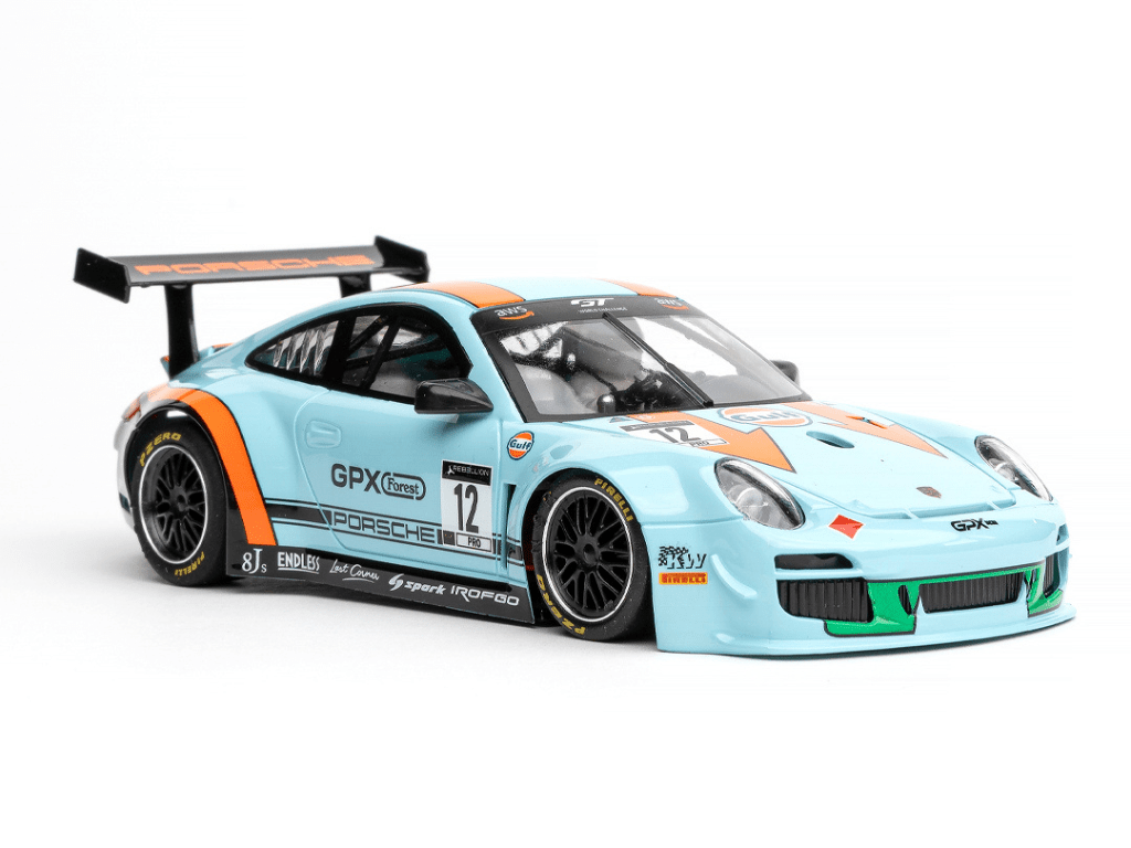 NSR | Porsche 911 GT3 R | 12 Gulf GPX Racing | 0422AW | 1/32 Slot Car