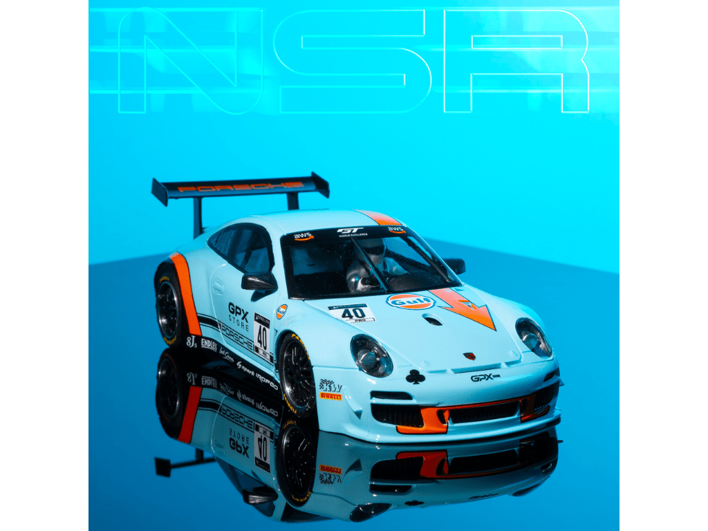 NSR | Porsche 911 GT3 R | 40 Gulf GPX | 0423SW | 1/32 Slot Car