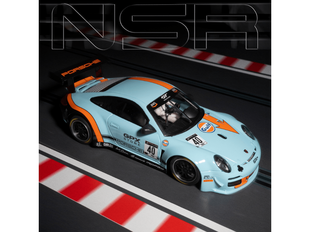NSR | Porsche 911 GT3 R | 40 Gulf GPX | 0423SW | 1/32 Slot Car