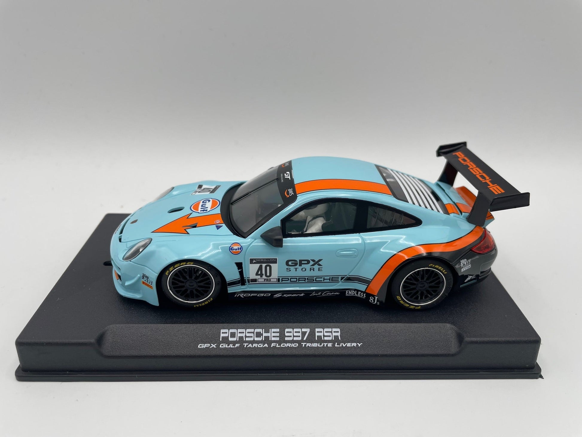 NSR | Porsche 911 GT3 R | 40 Gulf GPX Racing | 0423AW | 1/32 Slot Car