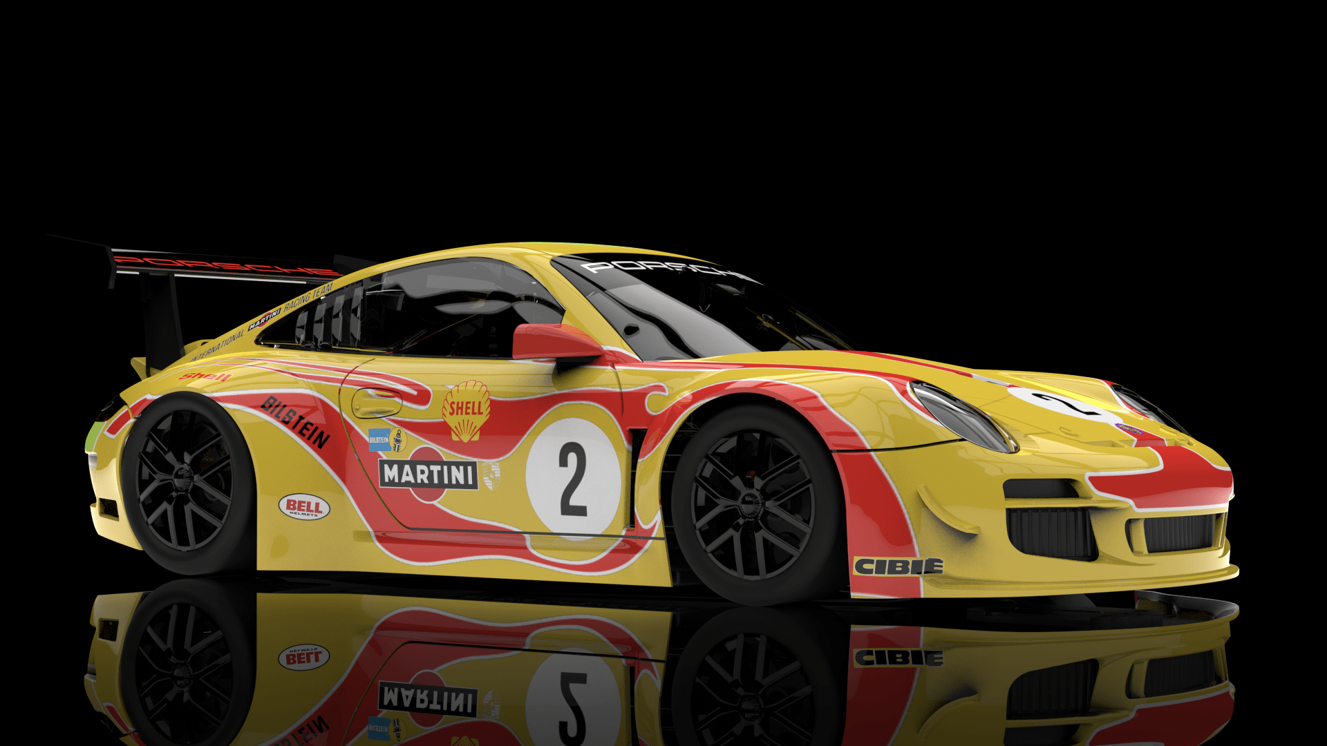 NSR | Porsche 911 GT3 R (997) | 2 Yellow Hippie | 0637AW | 1/32 Slot Car