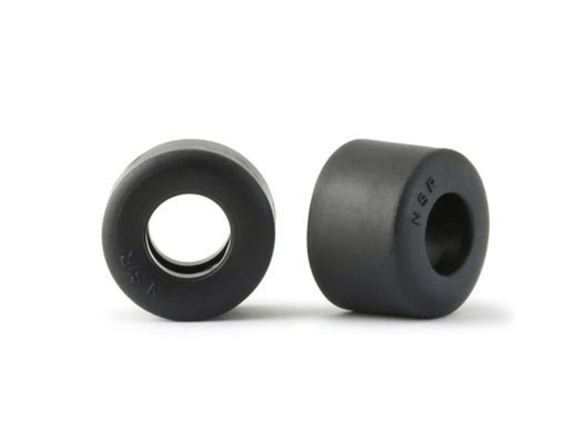 NSR | Ready to Race Rubber Tires | 19.5x13.5mm - Black Slick | x4 Pack | 5265B