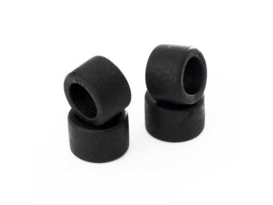 NSR | Ready to Race Rubber Tires | 19x13mm - Black Slick | x4 Pack | 5294RB