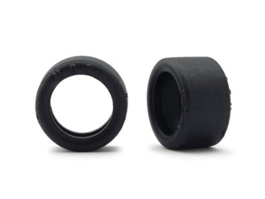 NSR | Ready to Race Rubber Tires | 20x10mm - Black Slick | x4 Pack | 5261B