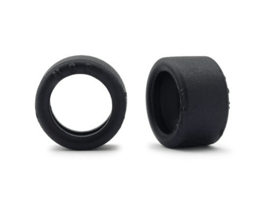 NSR | Ready to Race Rubber Tires | 20x10mm - Black Slick | x4 Pack | 5261B