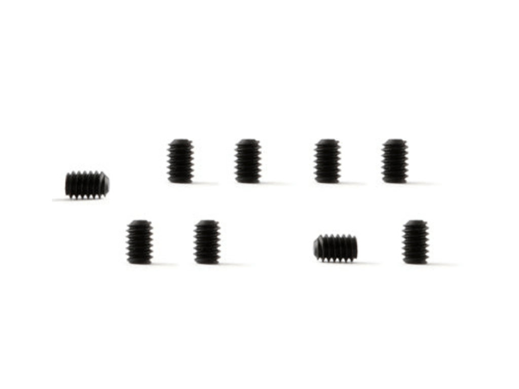 NSR | Set Screws - M2x3mm | Front Axle Height Adjustment - Formula 1 | x10 Pack | 4863