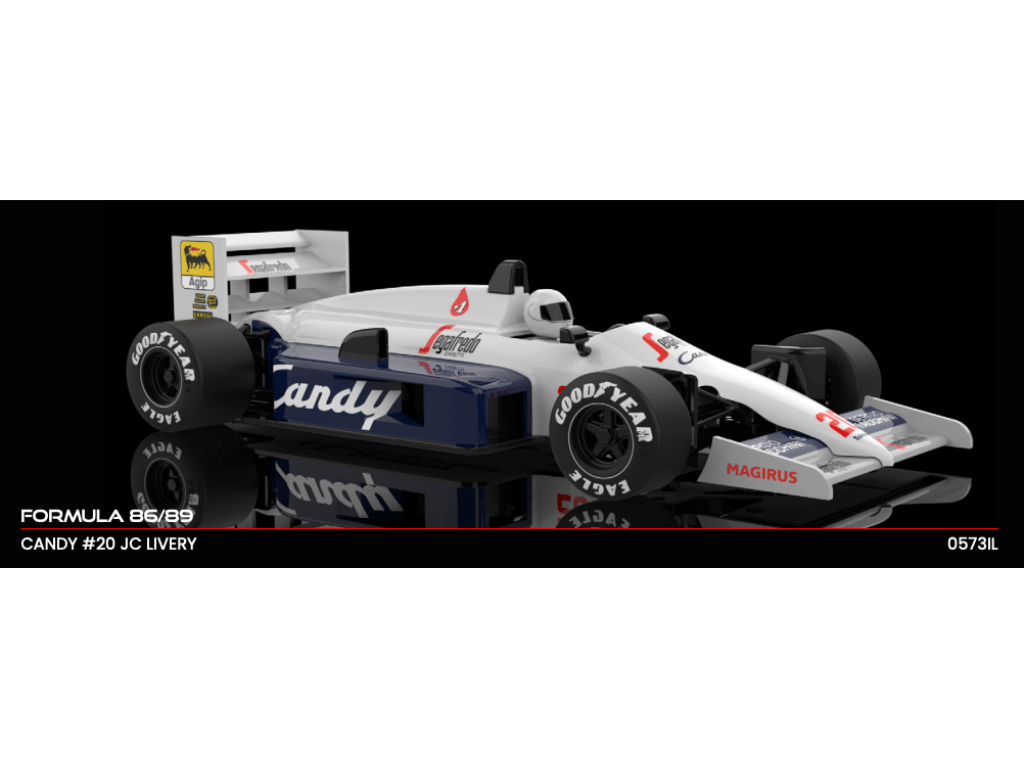 NSR | Toleman TG184 | 20 Johnny Cecotto - Formula 1 1984 | Formula 86/89 | 0573IL