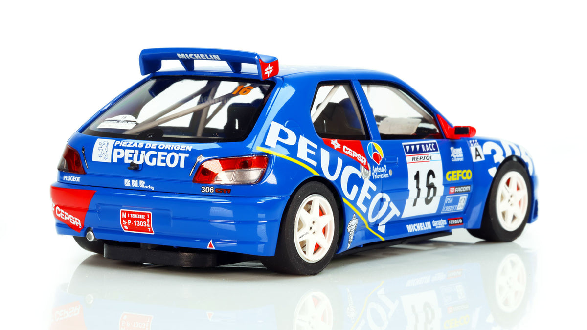 Avant Slot | Peugeot 306 Maxi | #16 Peugeot Sport España | 52806 | 1/32 Scale Slot Car